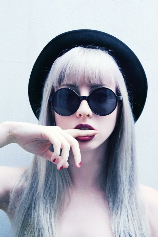 Girl with glasses 