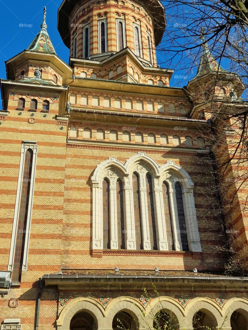 the metropolitan cathedral from Timisoara