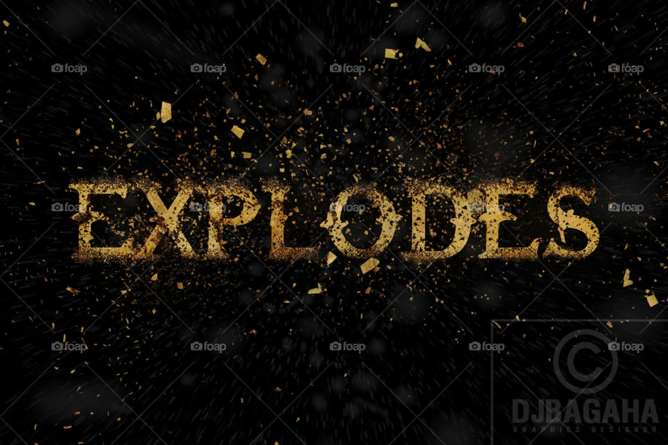 #explosion #text #effect #creative #design #ps #adobe #photoshop #edits  #designgraphic  #letter #color #words  #typography #art