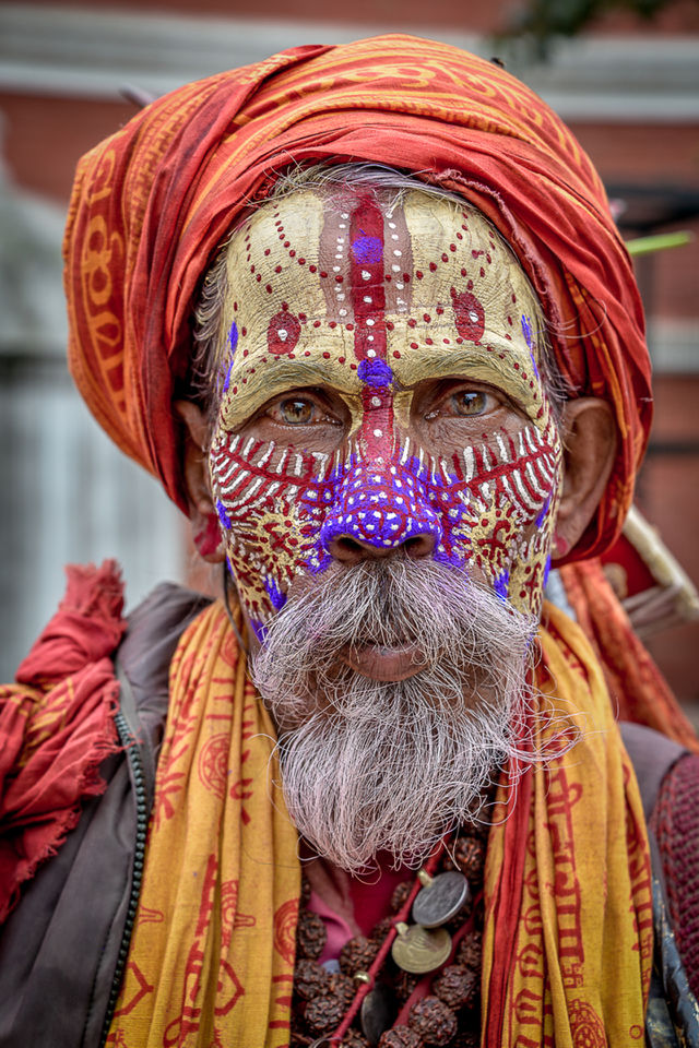 Portrait of shiva sadhu