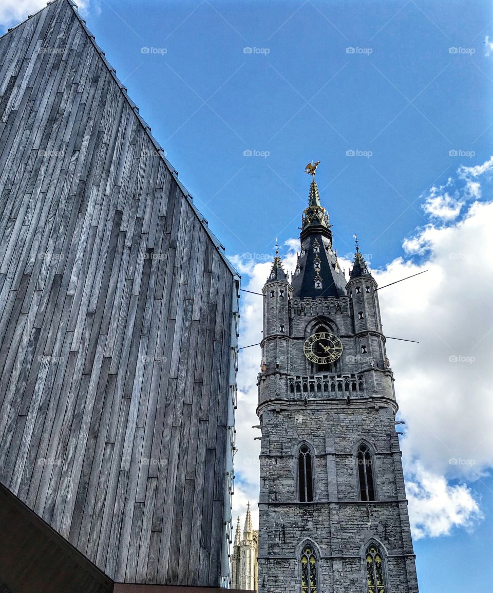 Competing Architectures city center Ghent, Belgium