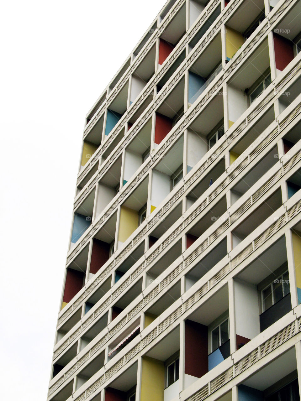 Unité d'habitation, Berlin, Germany, by Le Corbusier. 