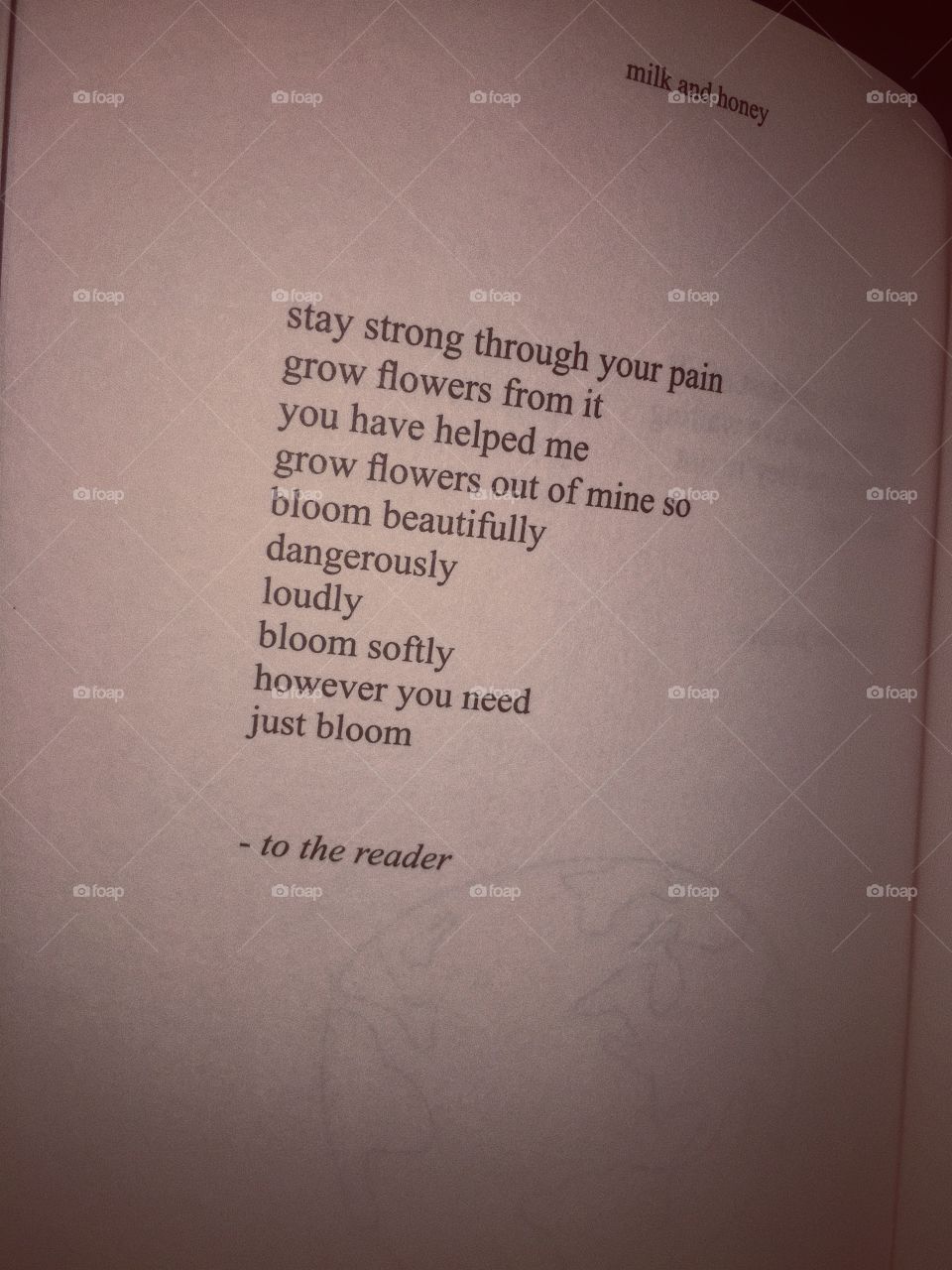 Poem from Milk and Honey 