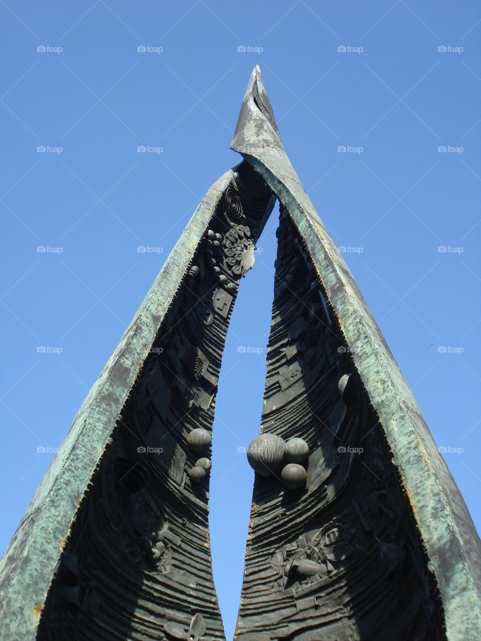 Sharp Top of a Budapest Statue