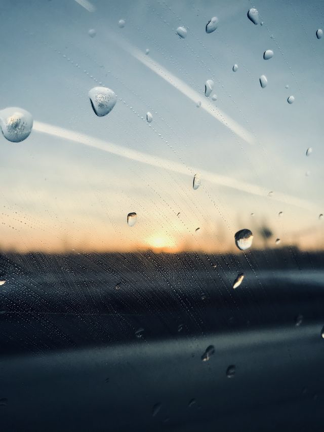 Sun in a rainy day