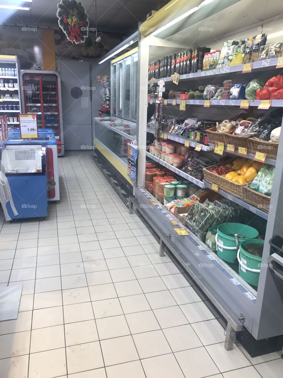Supermarket in Latvia Riga 