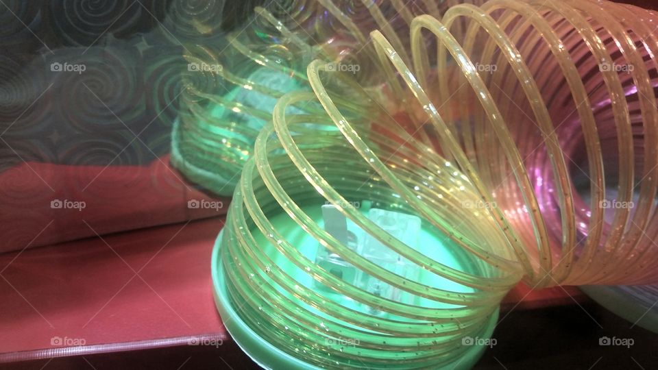 childhood toy. slinky