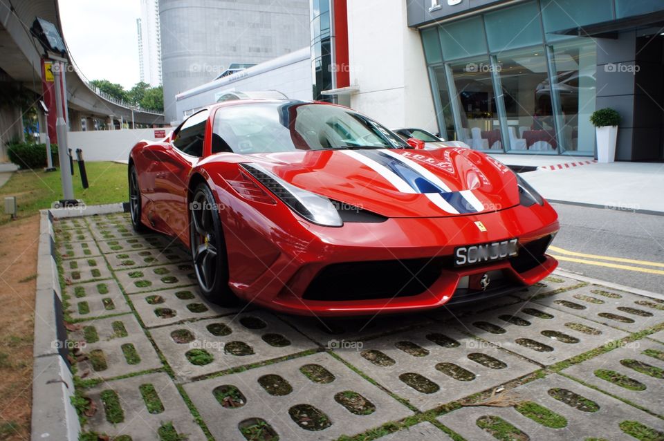 Ferrari Speciale. Exotic car