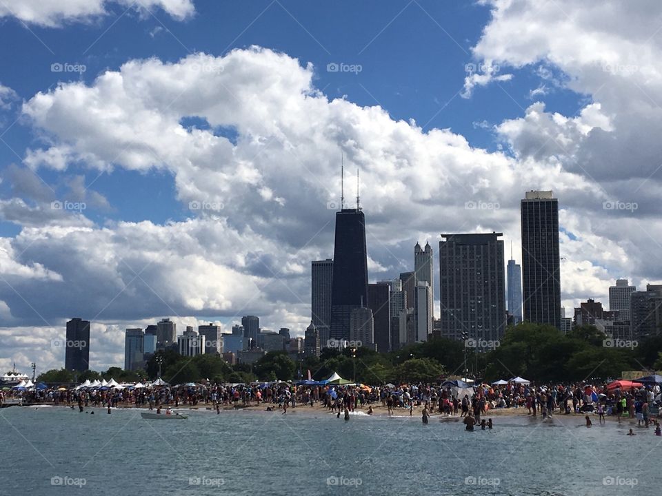 Beaches on Lake Michigan