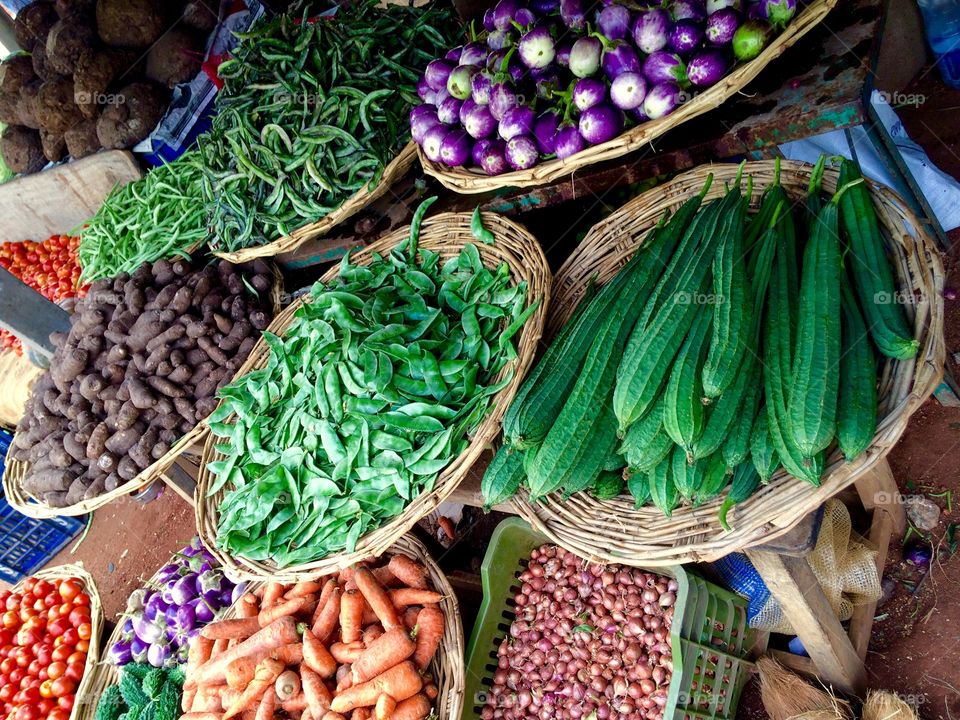 Indian vegetables 