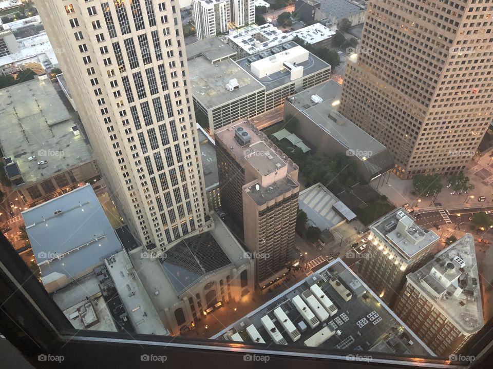 Looking down on Atlanta 