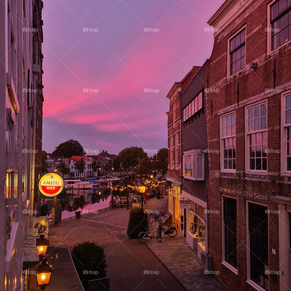 Beautiful sunset 💜💗