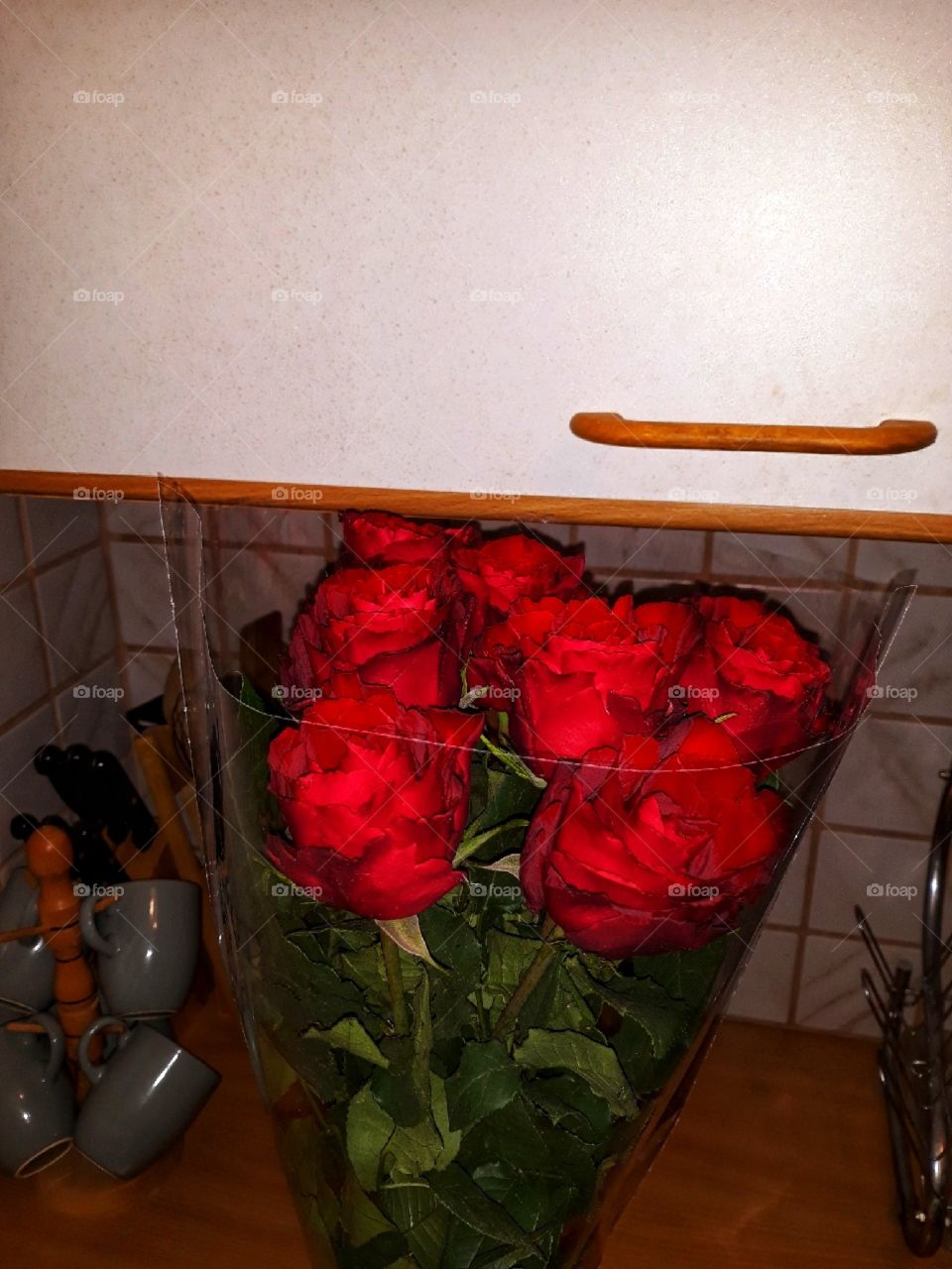 Roses given from the special one