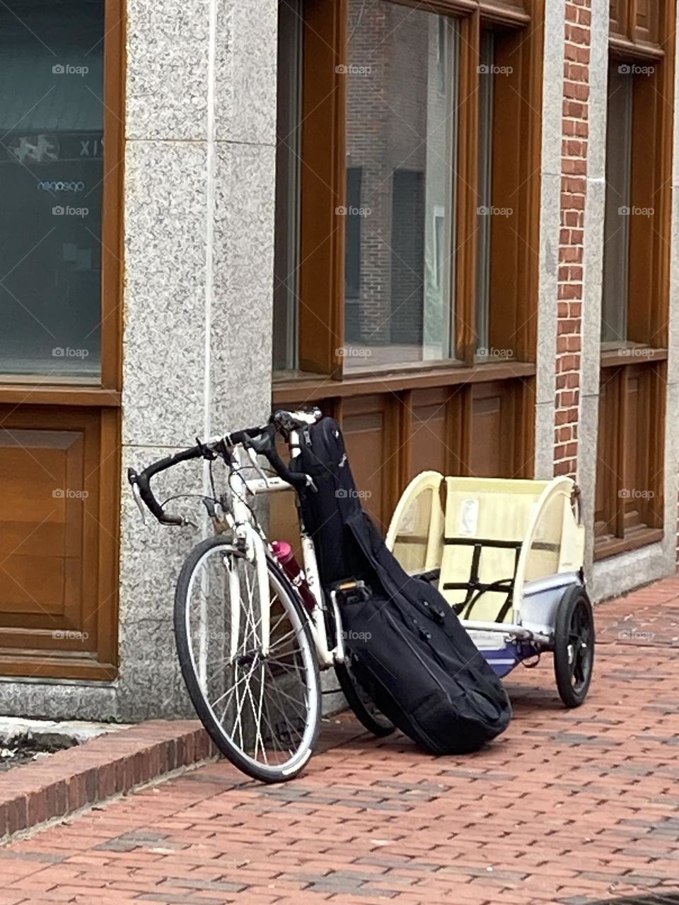 Bike with guitar
