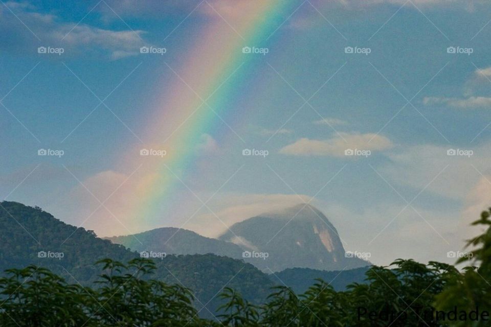 Rainbow in brazil
