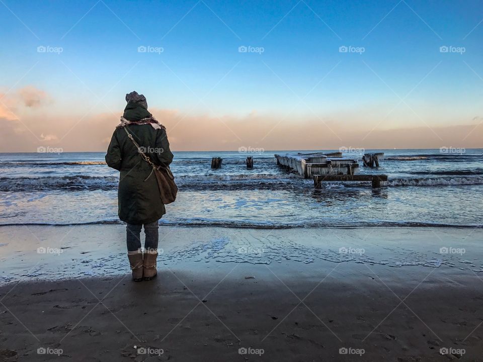 Beach, Sea, Ocean, Sunset, Water