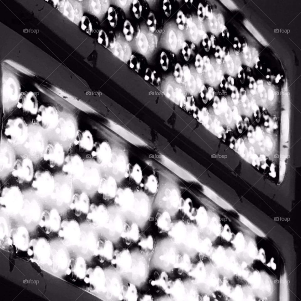 lights from below