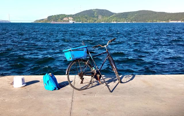 Bicycle By The Beach 