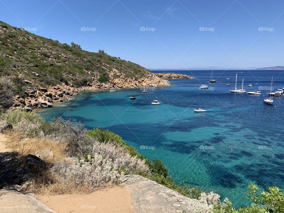 Coast of Isle in Italy