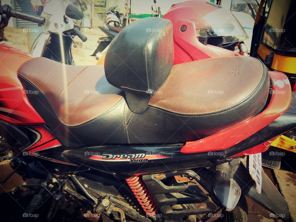 Motorcycle seat with saddle comfort for long rides. This is super compact and comfortable for very long rides and also is comfortable for city rides  in the traffic conditions