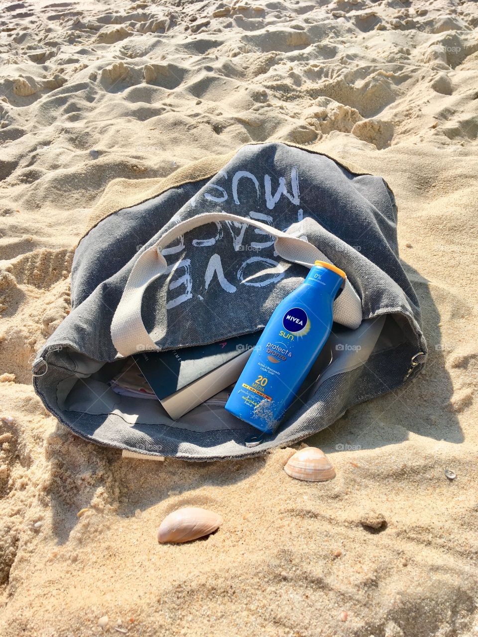 Nivea sun protection at the beach 
