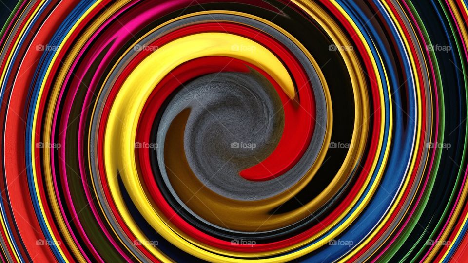 Abstrato, cores nítidas, vivas.