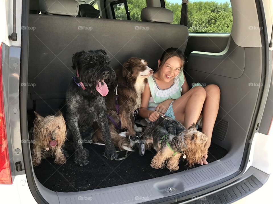 After the beach walk 