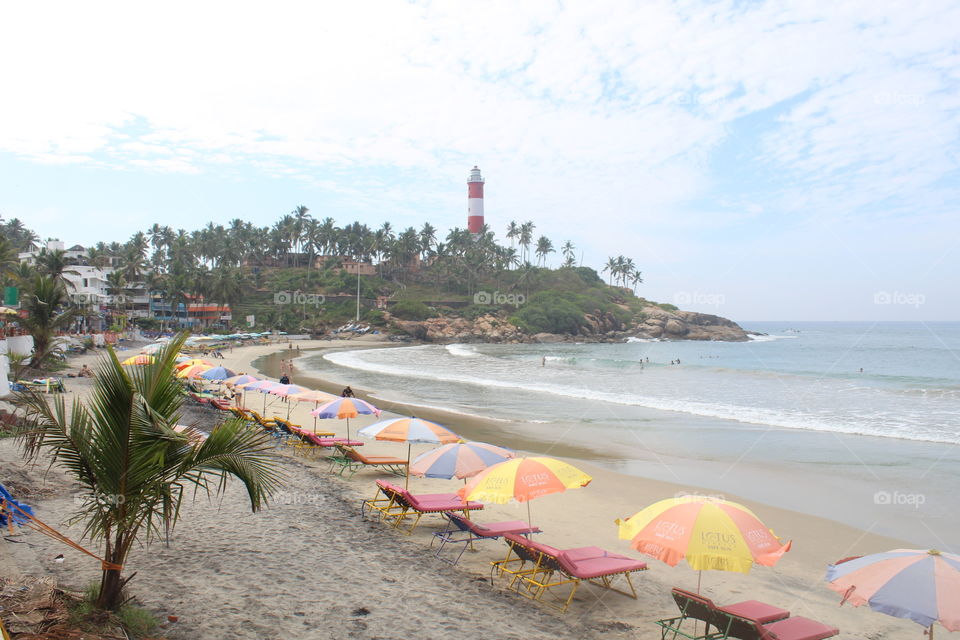 Asia's most beautiful beach -Kovalm beach, Kerala