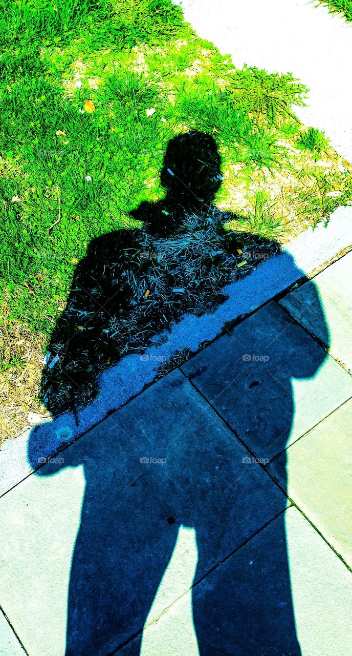 Me and my shadow. 