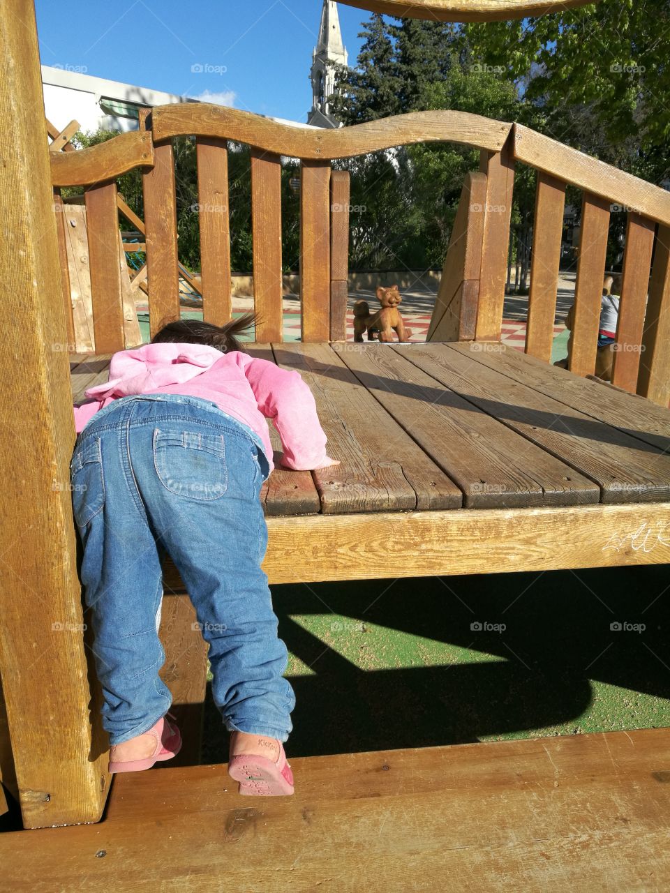 baby climbing