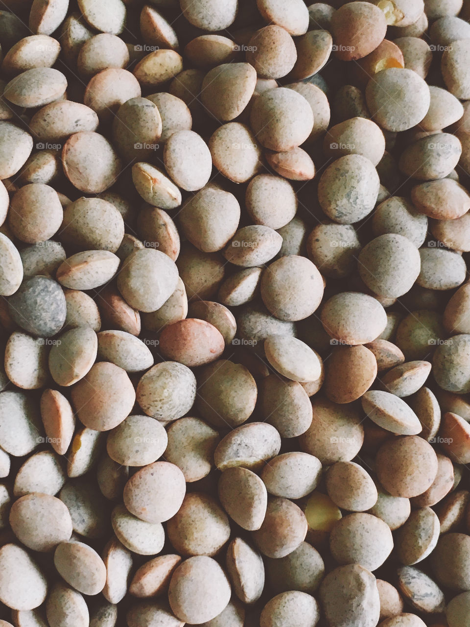 Raw lentils background