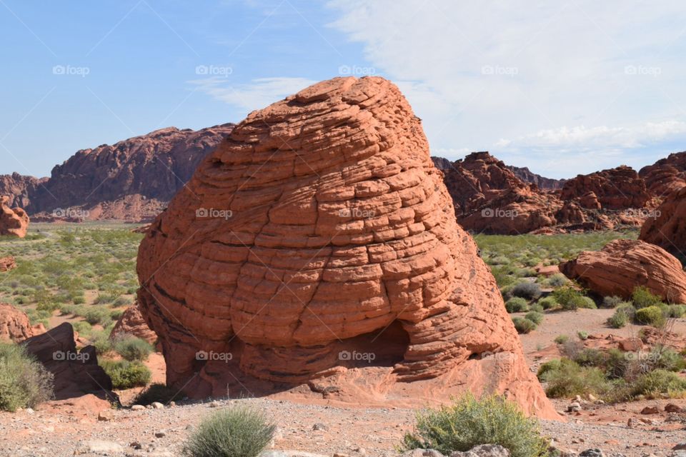 Beehive valley of fire