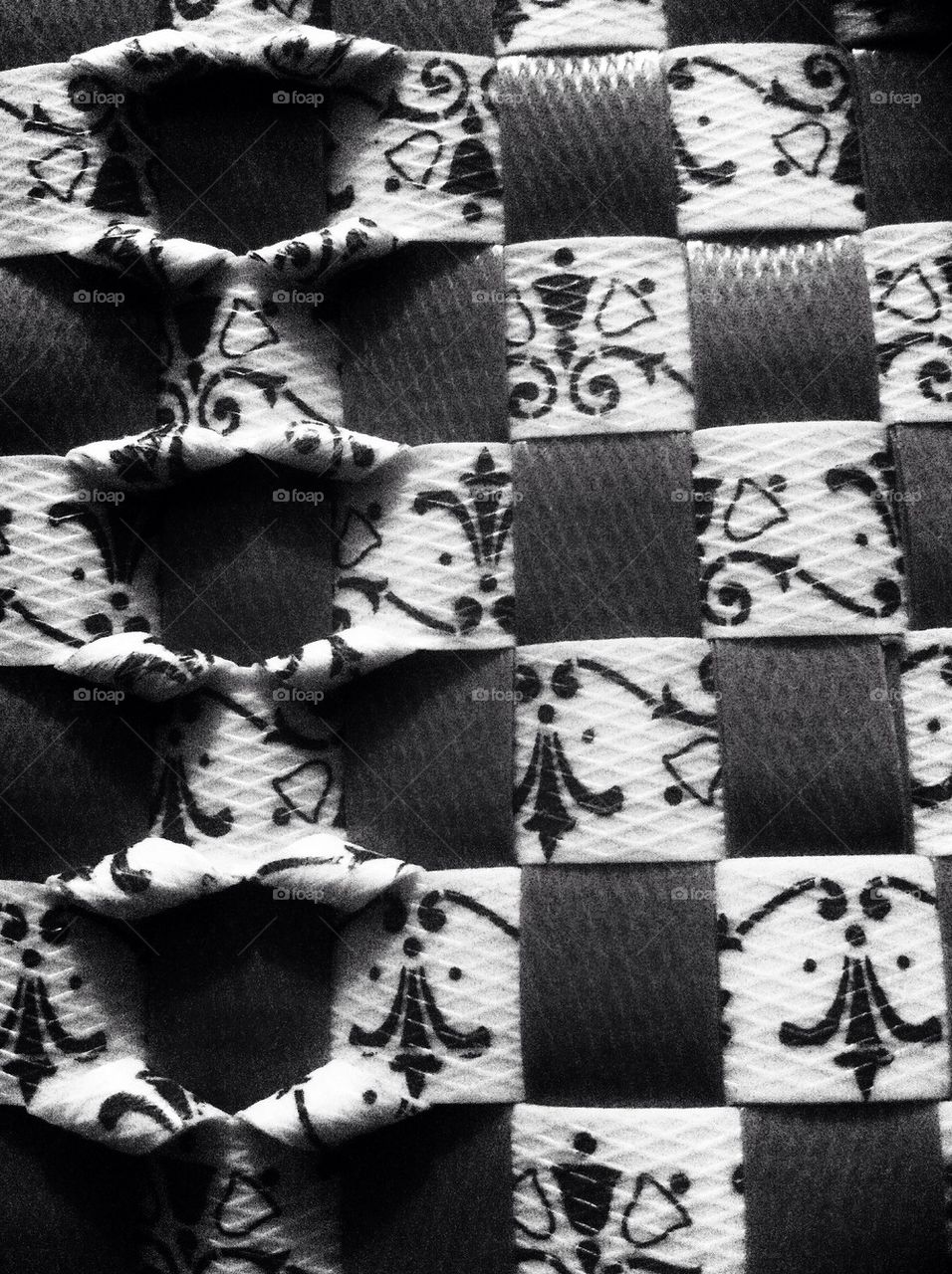 Pattern of a handmade basket