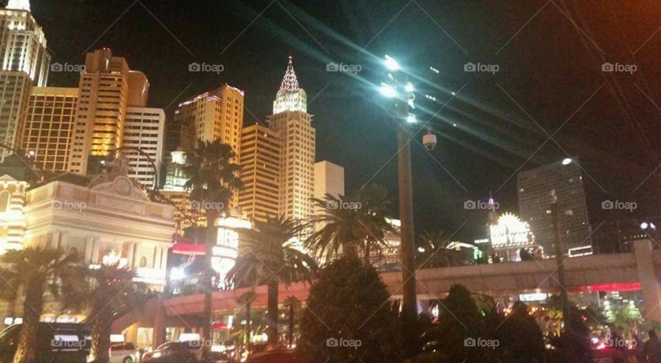 Night life in Vegas