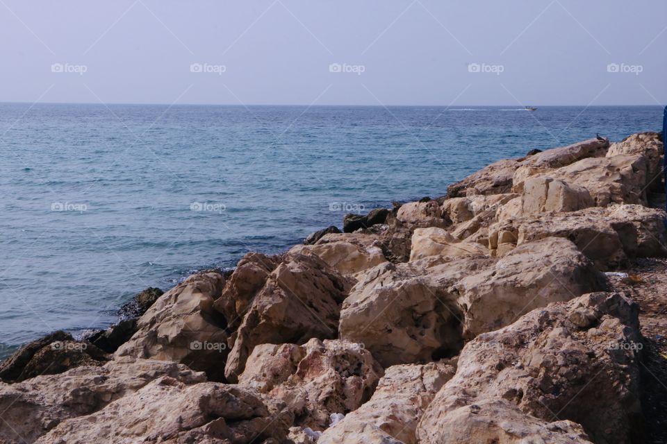 Beautiful day at nahariya beach.
