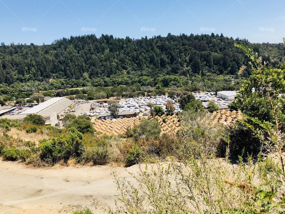 Soquel Campground during the event called Camp meeting it occupies 10k people for two weeks. 