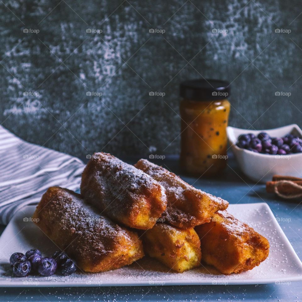 fried semolina pudding
