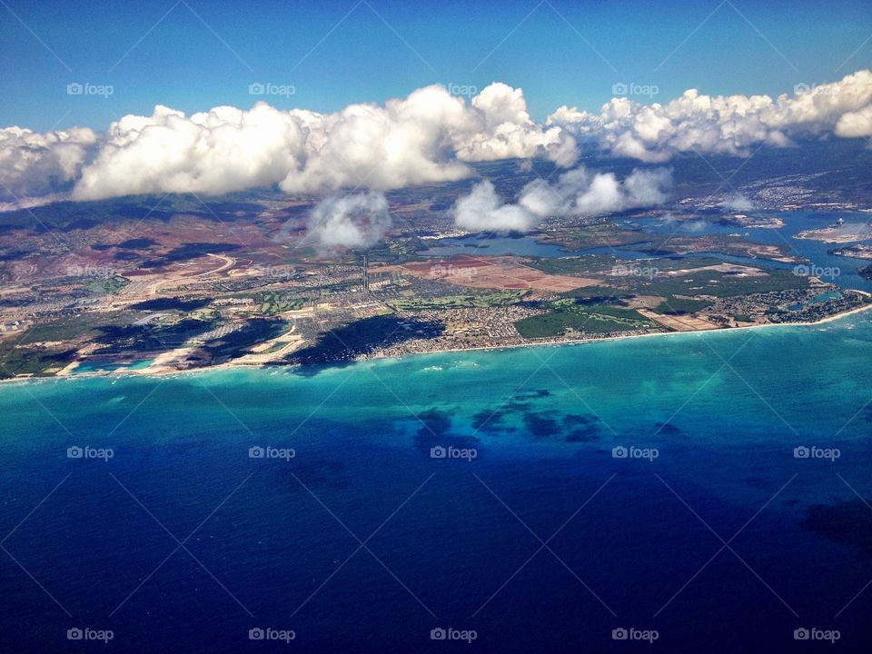 Hawaiian view from above
