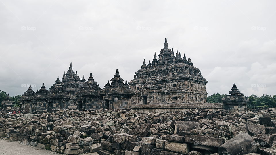 View in Plaosan Temple