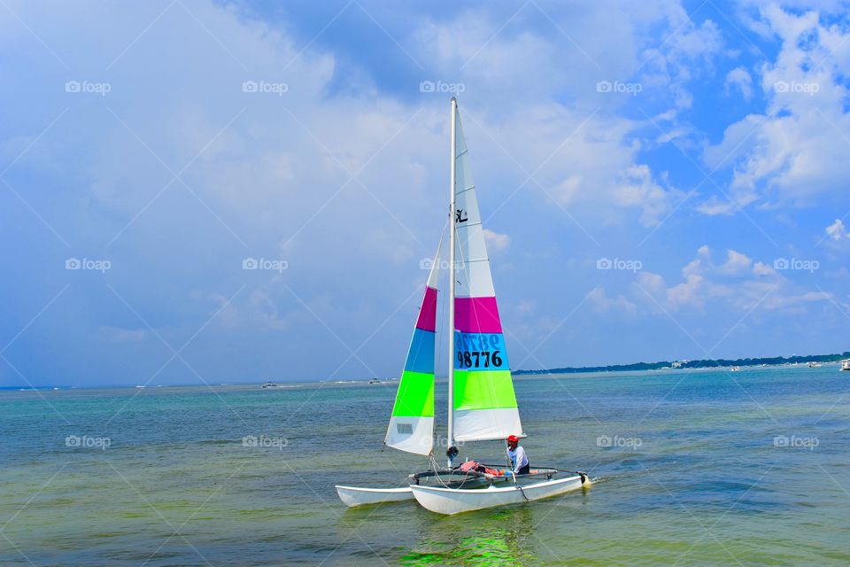 Sailboat in Destin Florida