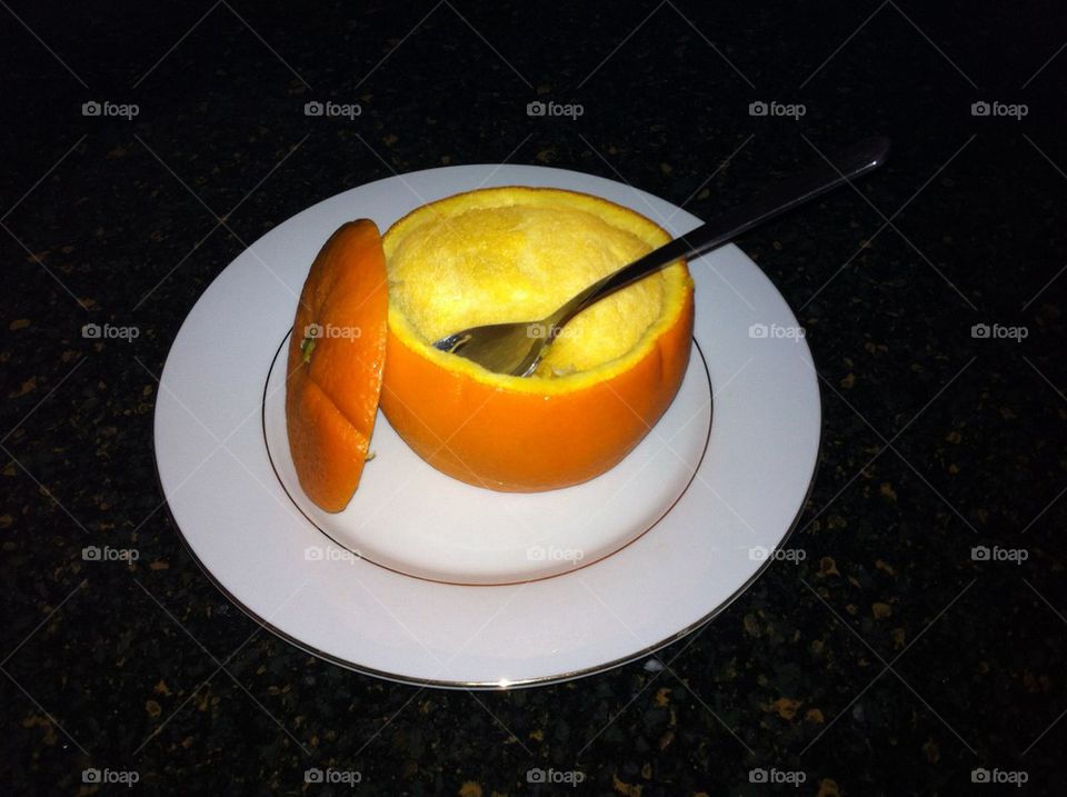 Empty orange