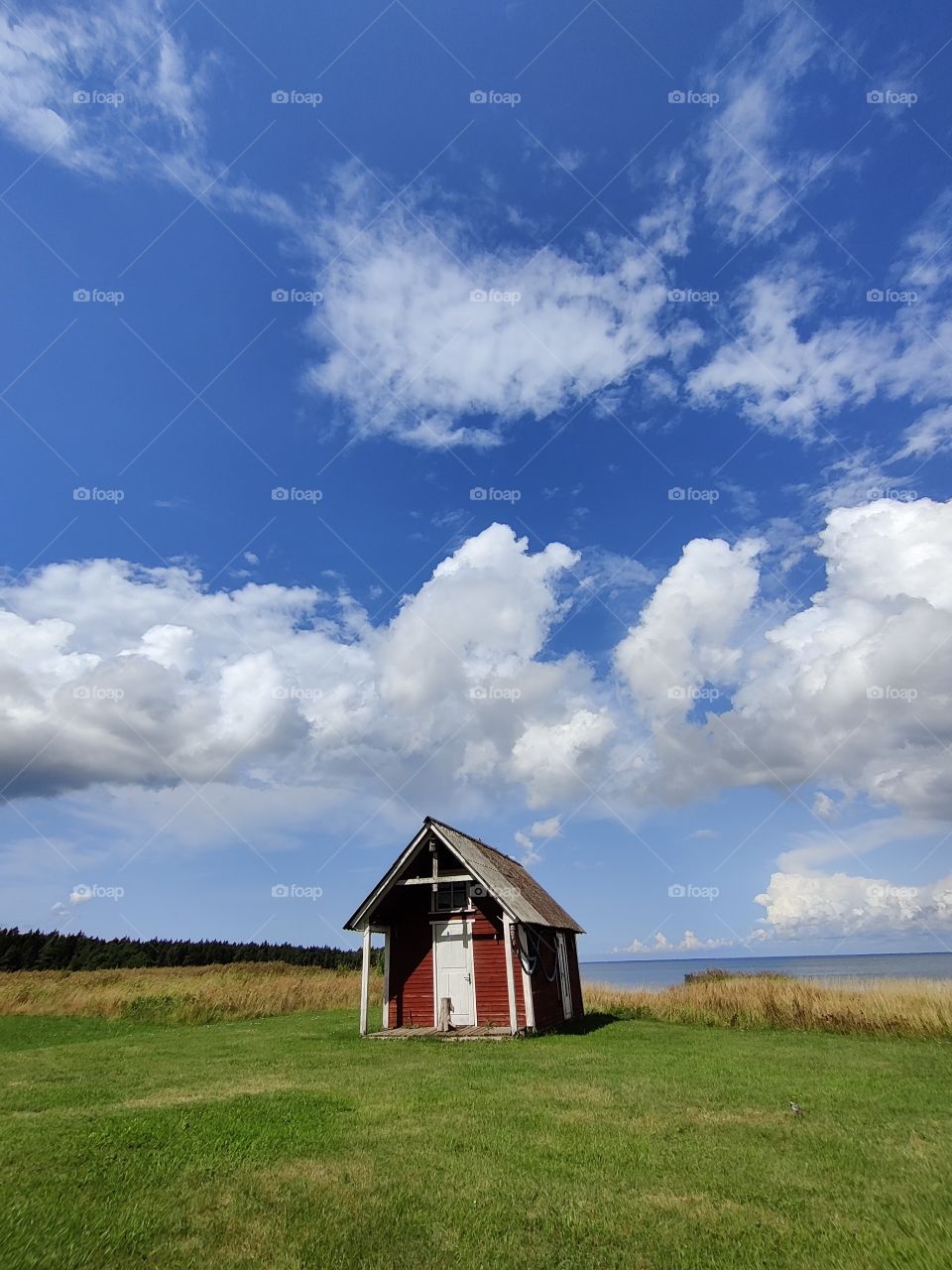 Tiny house near the sea
