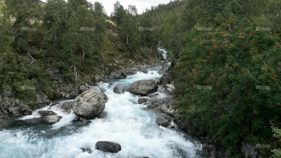 The rough nature in Norway