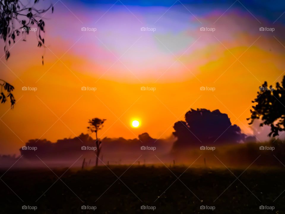 sunrise time Indian photography