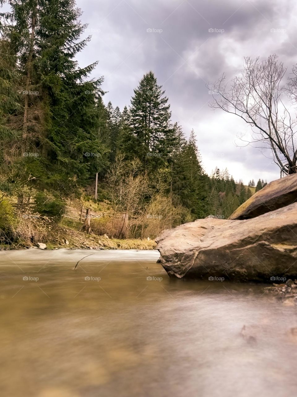 Mountain river landscape 