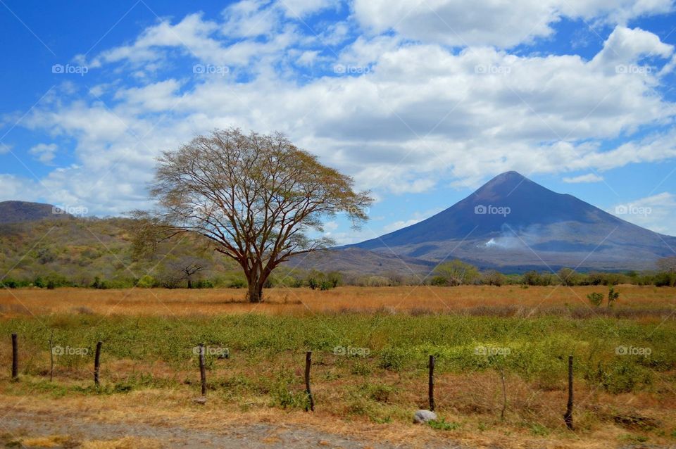 El paisaje de Nicaragua 
The countryside of Nicaragua 