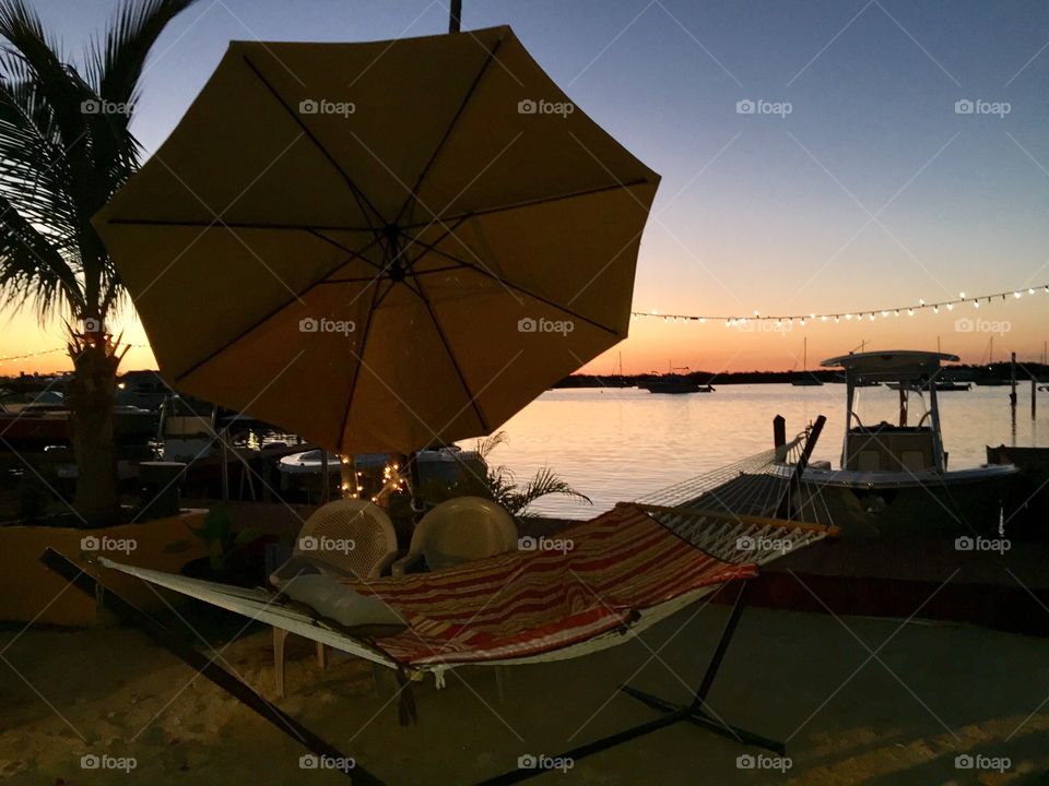 Hammock by the sea