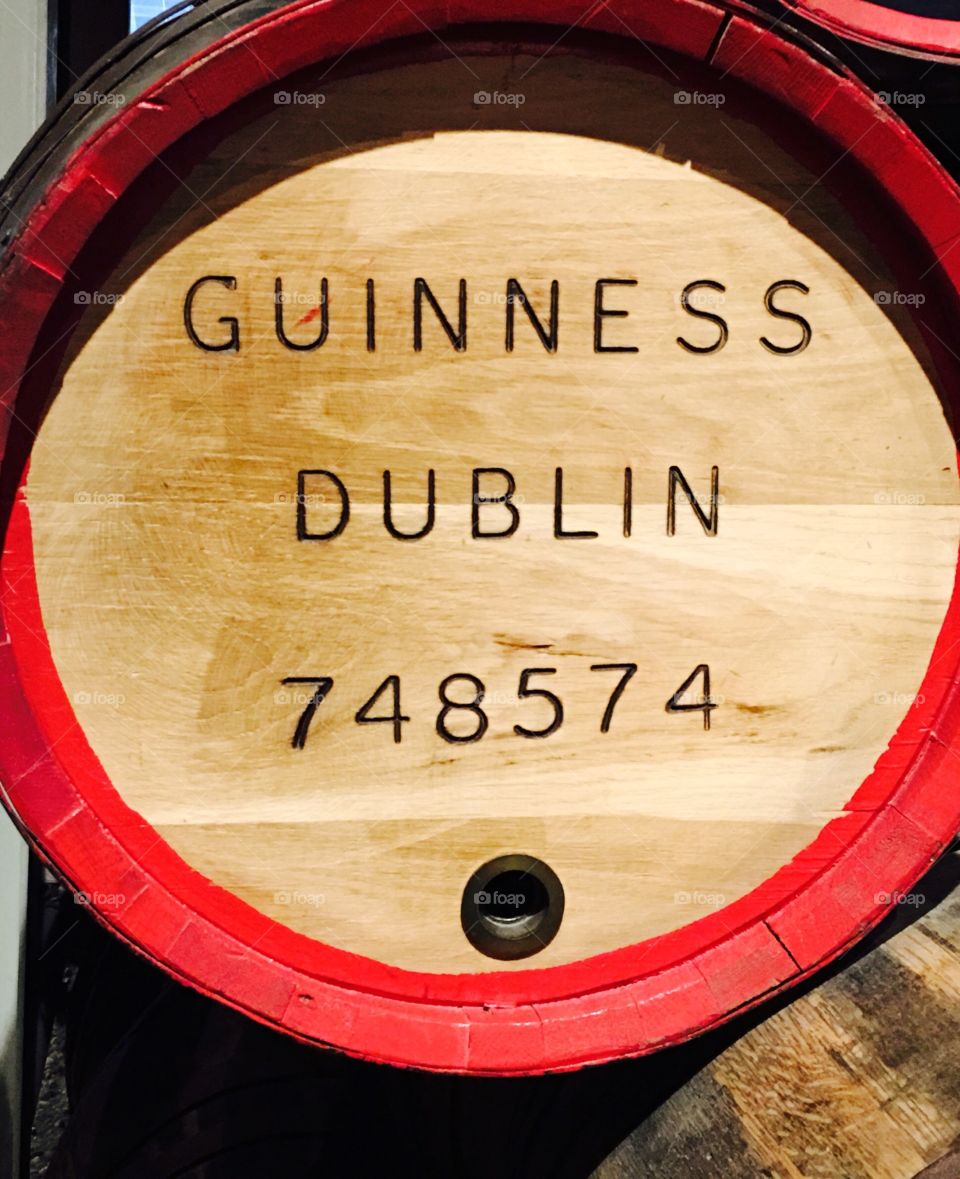 Guinness Dublin Ireland Beer Barrel