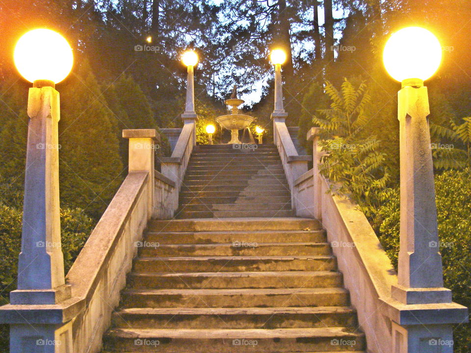 Stairs in Lithia Park