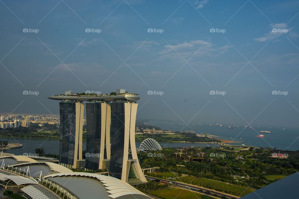 Skyline of Singapore 